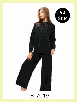 B-7019 - Black